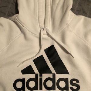 White Adidas Hoodie